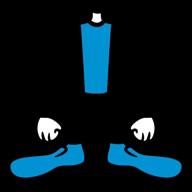 stehender koerper ohne kopf clipart comic cartoon
