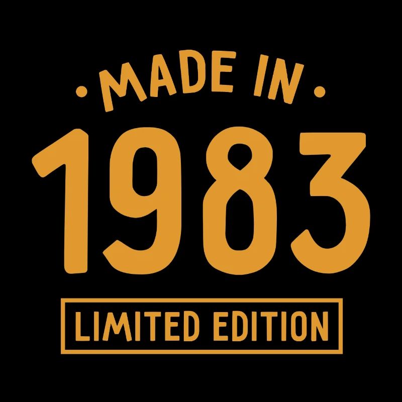 Fabriqué en 1983 - Edition limitée - Année de naissance