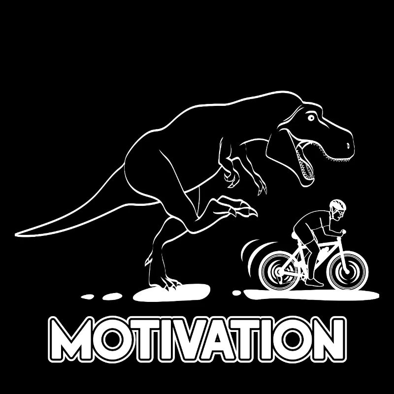 T-Rex Motivator & Radfahrer