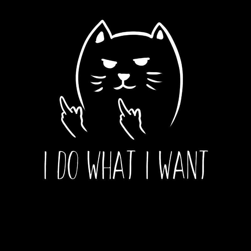 Self-confident cat: freedom without compromise
