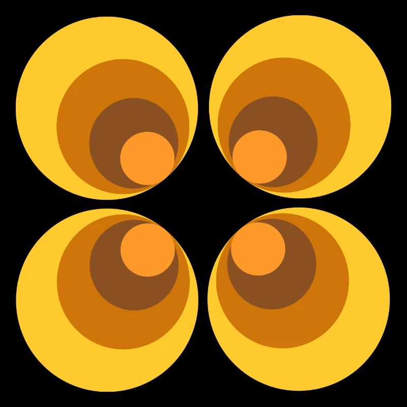 70s Flower Pattern Retro