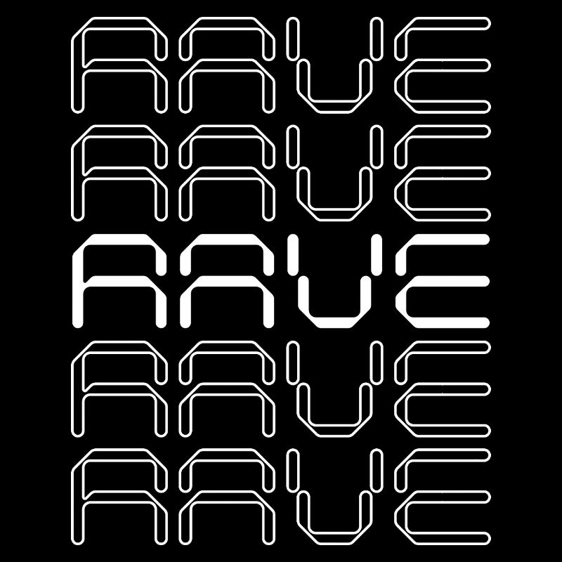 Conception de logo rave