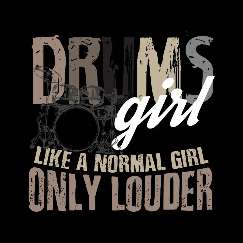 Fille batteur