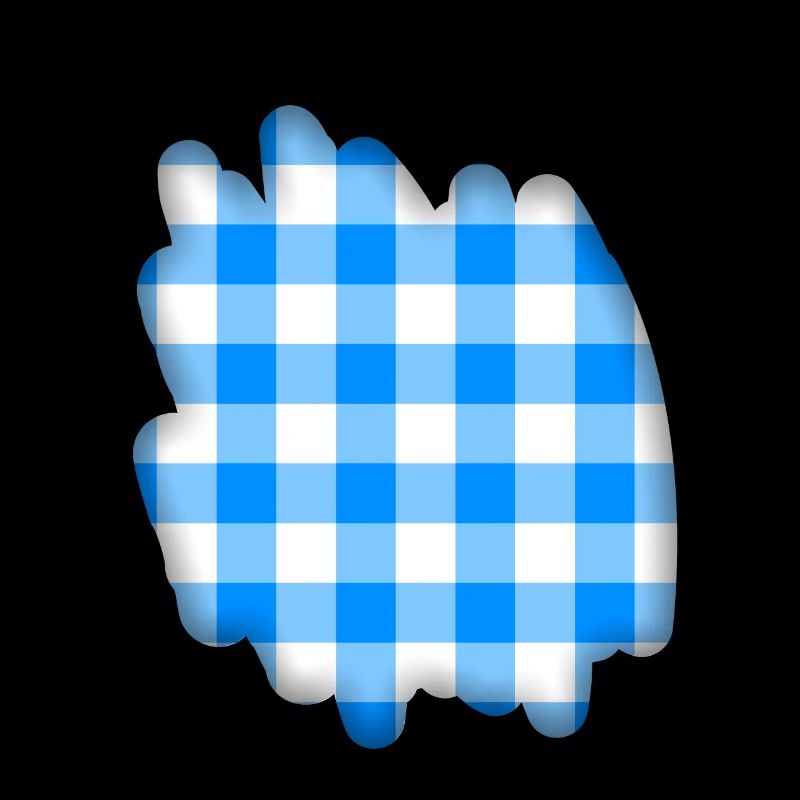 Background Bavarian Check Pattern Shadow