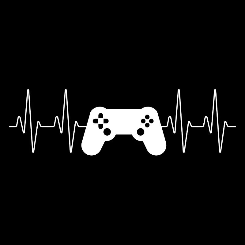 Controller Heartbeat Video Games Gift