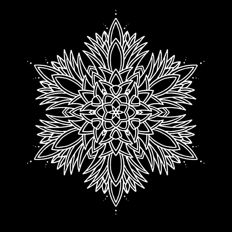 Pine cone Mandala