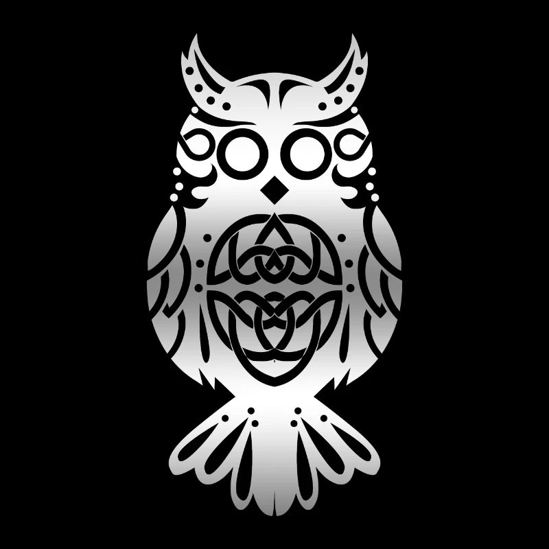 Keltische Symbole Eule Keltische Knoten Geschenk