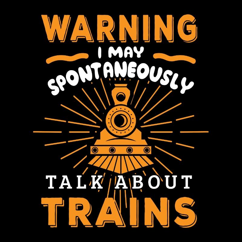 Funny Train Conductor Train Watching Gift