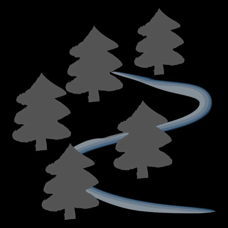 Forest and river