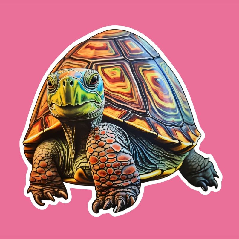 Schildkröte psychedelisch