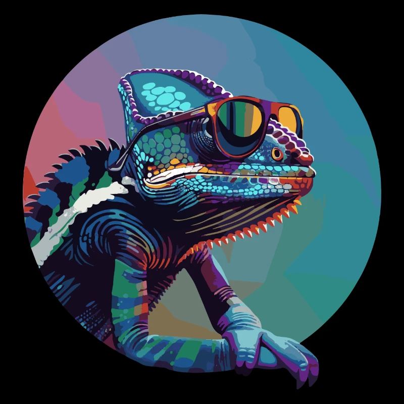 Chamäleon Eidechse Tarnung Eidechse