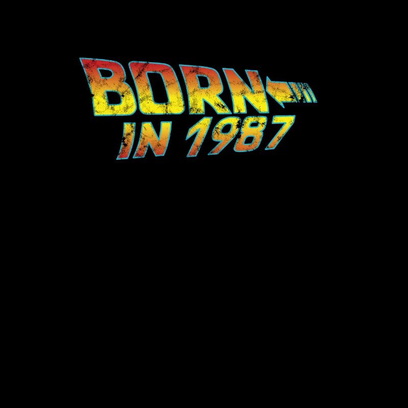 1987 Geburtstag Born in Back to Future