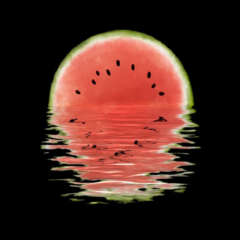 Coucher de soleil melon