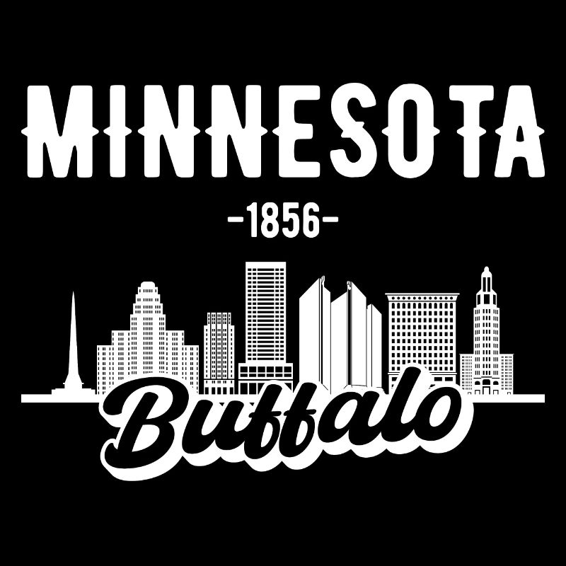 Buffalo Minnesota Skyline Gift