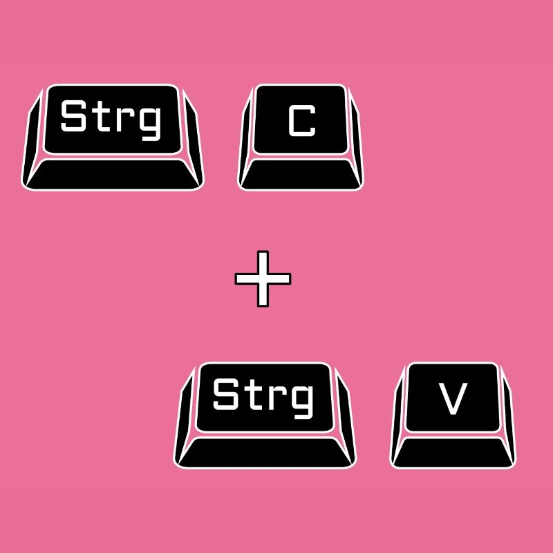 Ctrl c Ctrl v Clavier Ordinateur Copier Cadeau