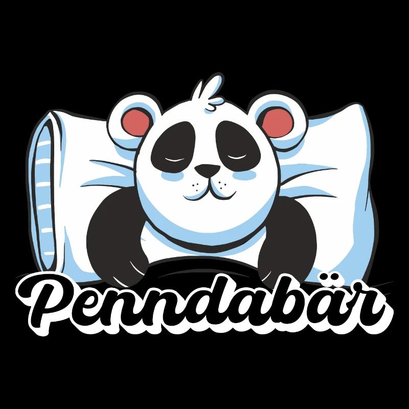 Panda schlafen Schlaf Pyjama Geschenk