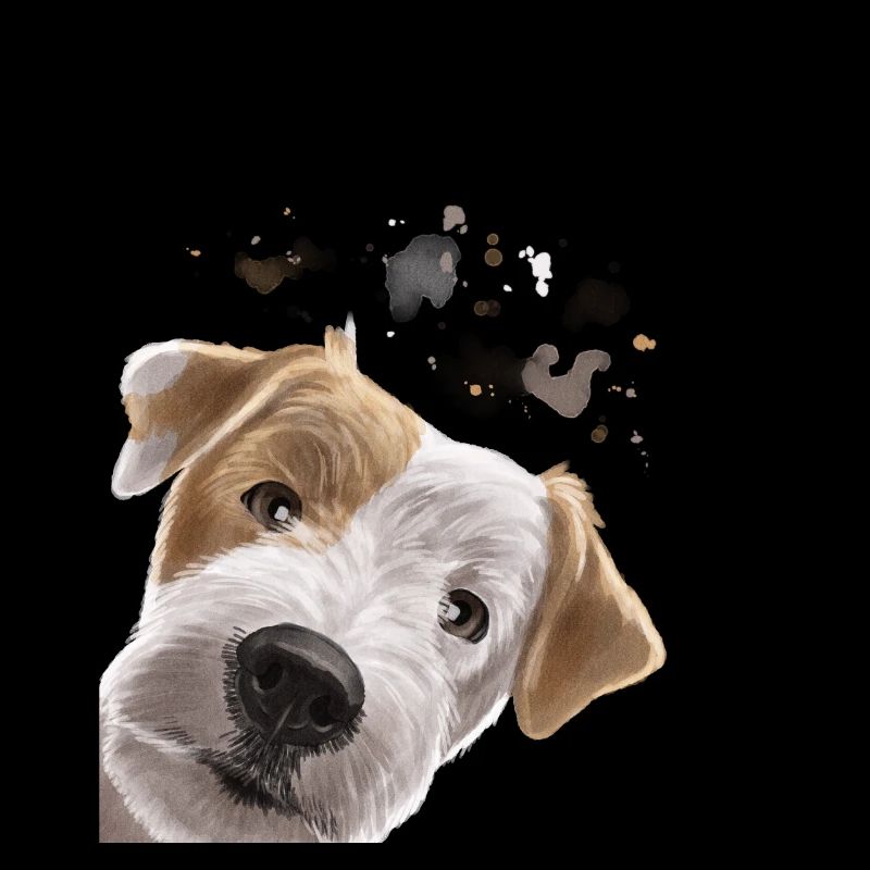 Neugieriger Parson Russel Terrier Hund