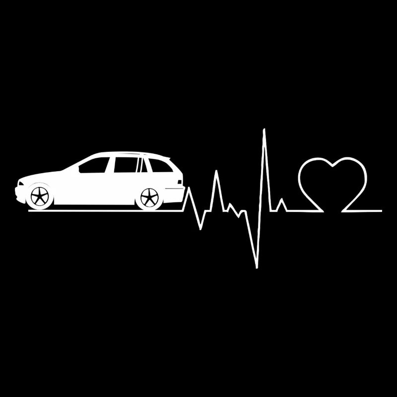 Herzschlag E46 Touring Geschenk
