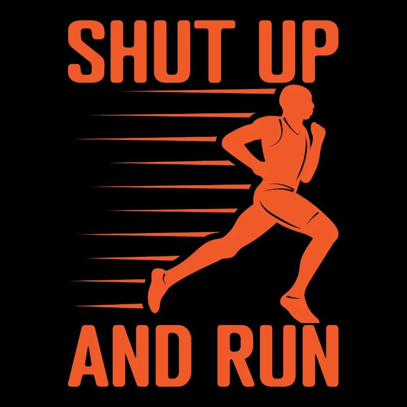 Running Shut Up & Run Marathon Runner