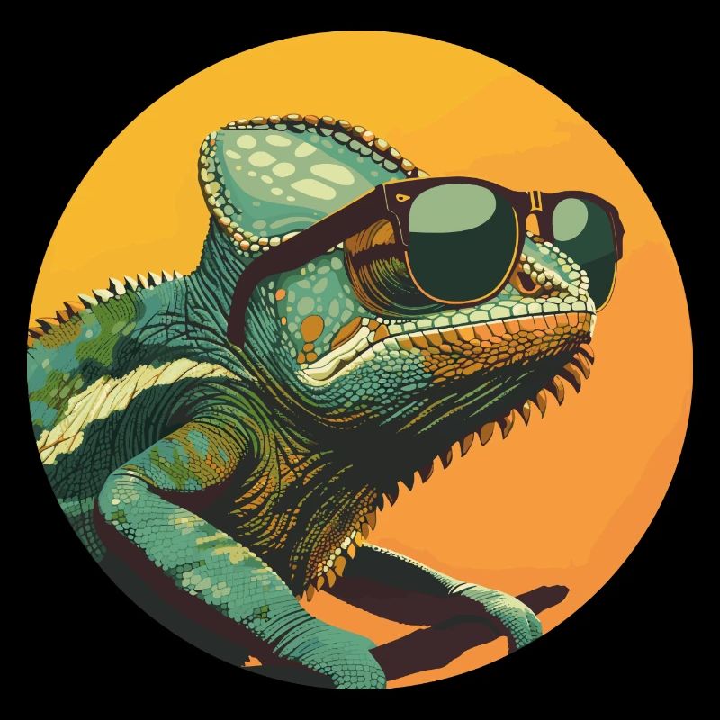 Chamäleon Eidechse Tarnung Eidechse