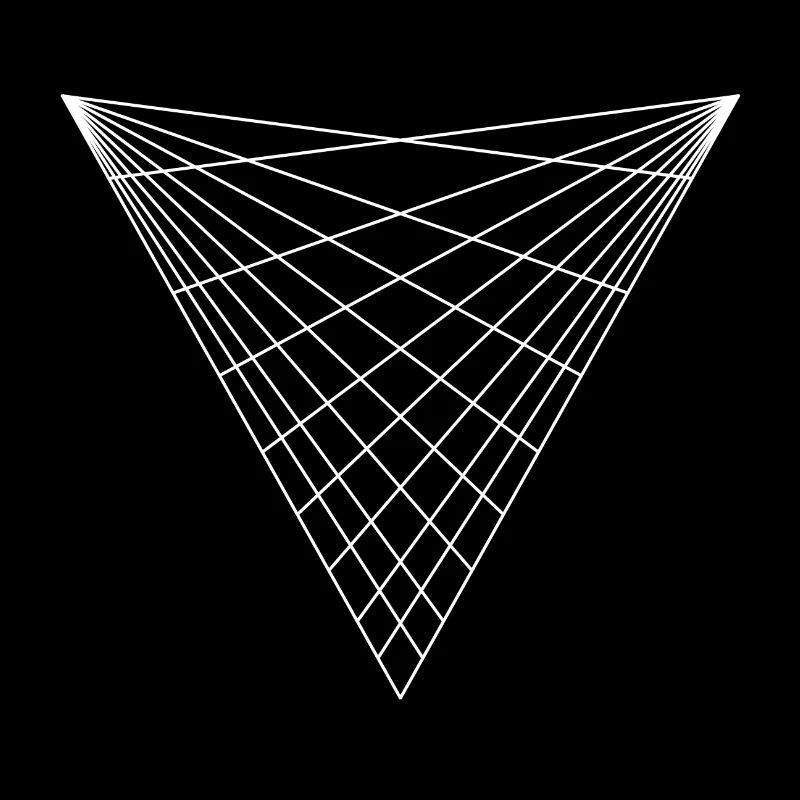 Sacred geometry / minimal hipster triangle symbol