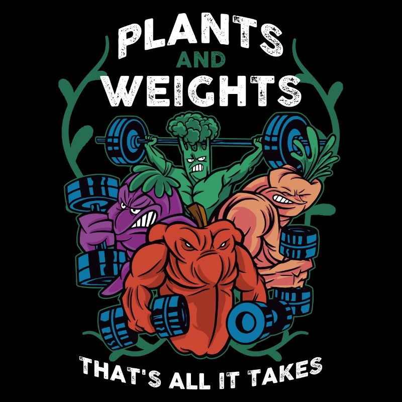 Plants And Weights Vegan Gift