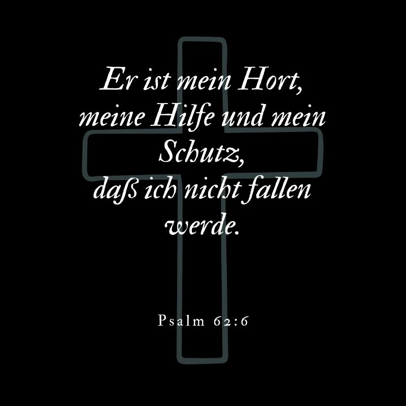 Bibelvers - Psalm 62,6