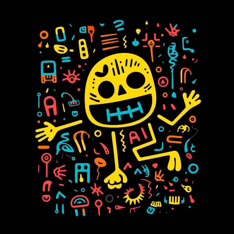 Mummy's Colorful Stride