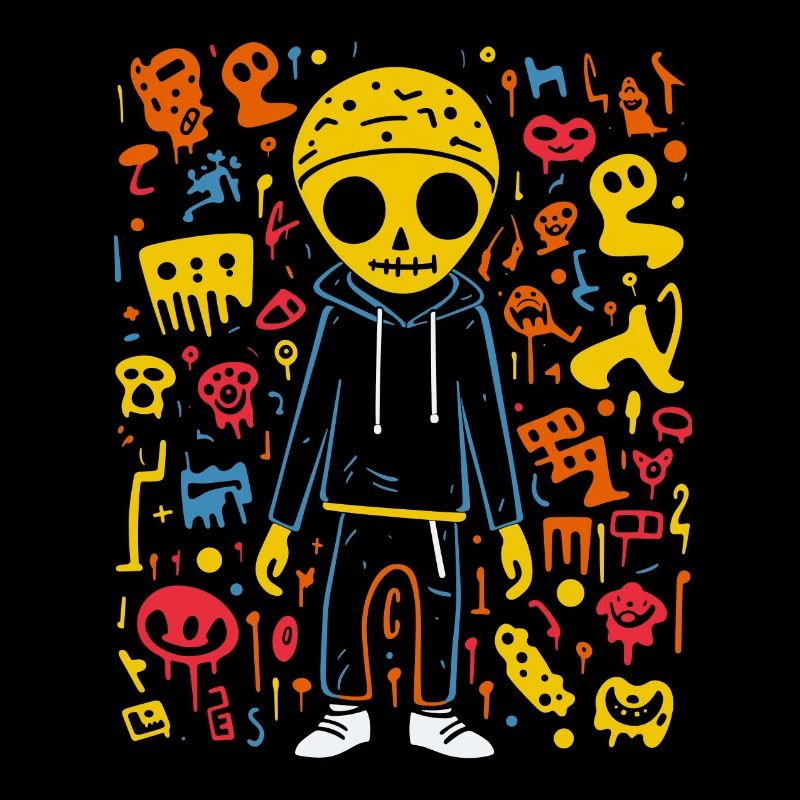 Mummy's Colorful Stride