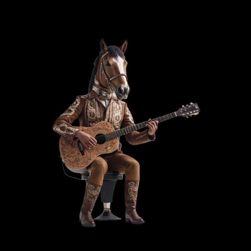 Pferde-Gitarre