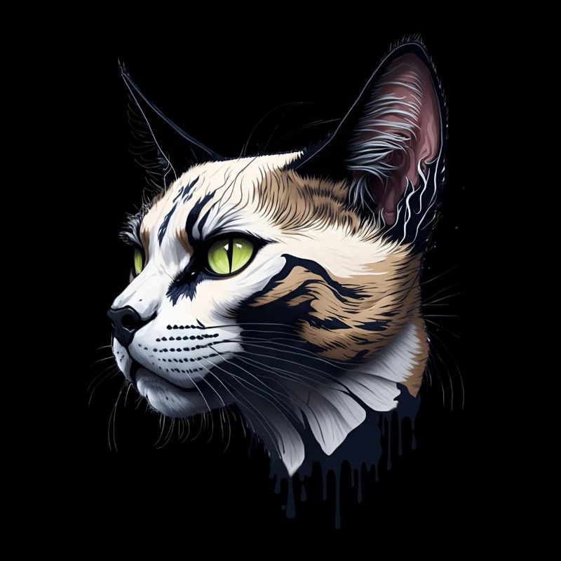 Splash Art Cat Design