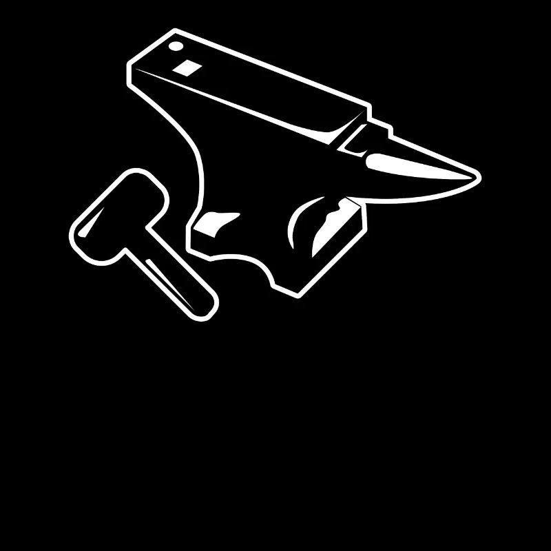 Blacksmith blacksmith t-shirt gift anvil
