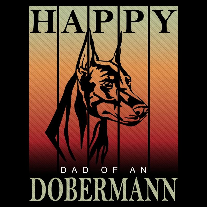 Happy Dobermann Dad