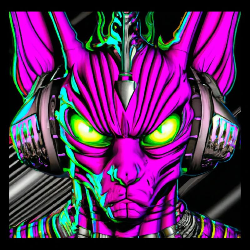 Angry cat
