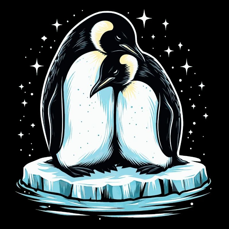 Verliebte Pinguine