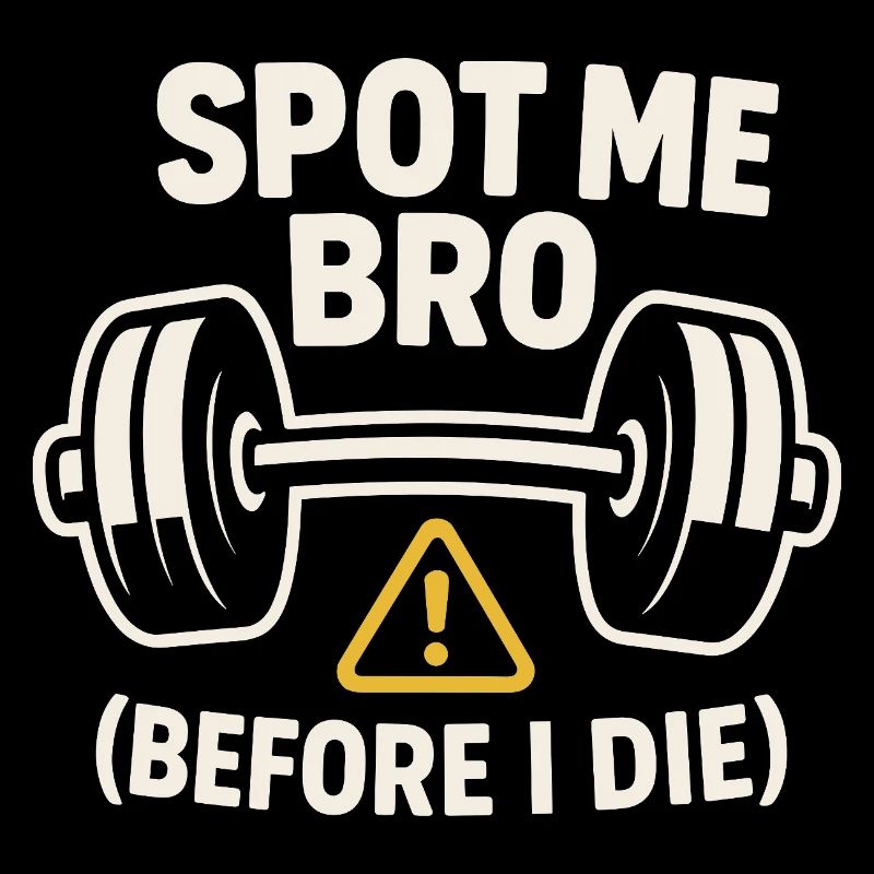Drôle de développé couché Meme Spot Me Bro Powerlifting