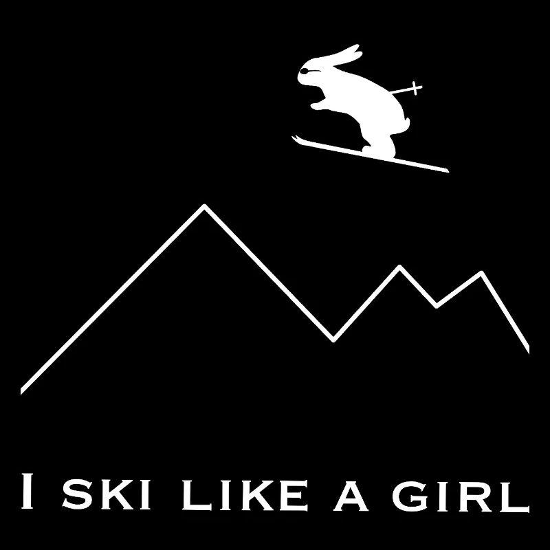 Ich fahre Ski wie ein Mädchen