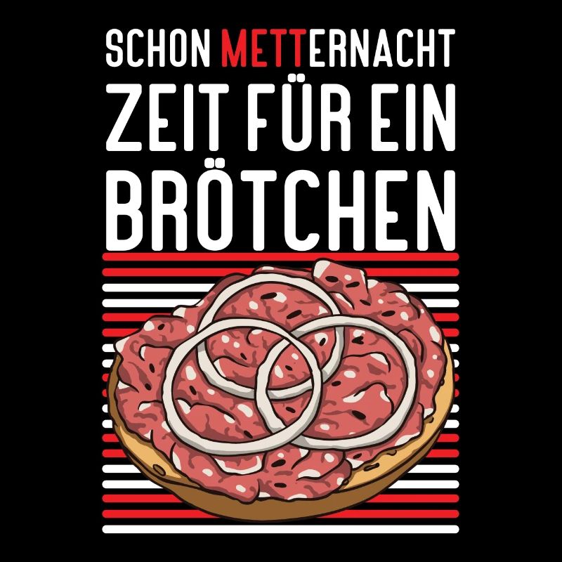 Mannes Mett Mettbrötchen Witzig Fleisch Essen