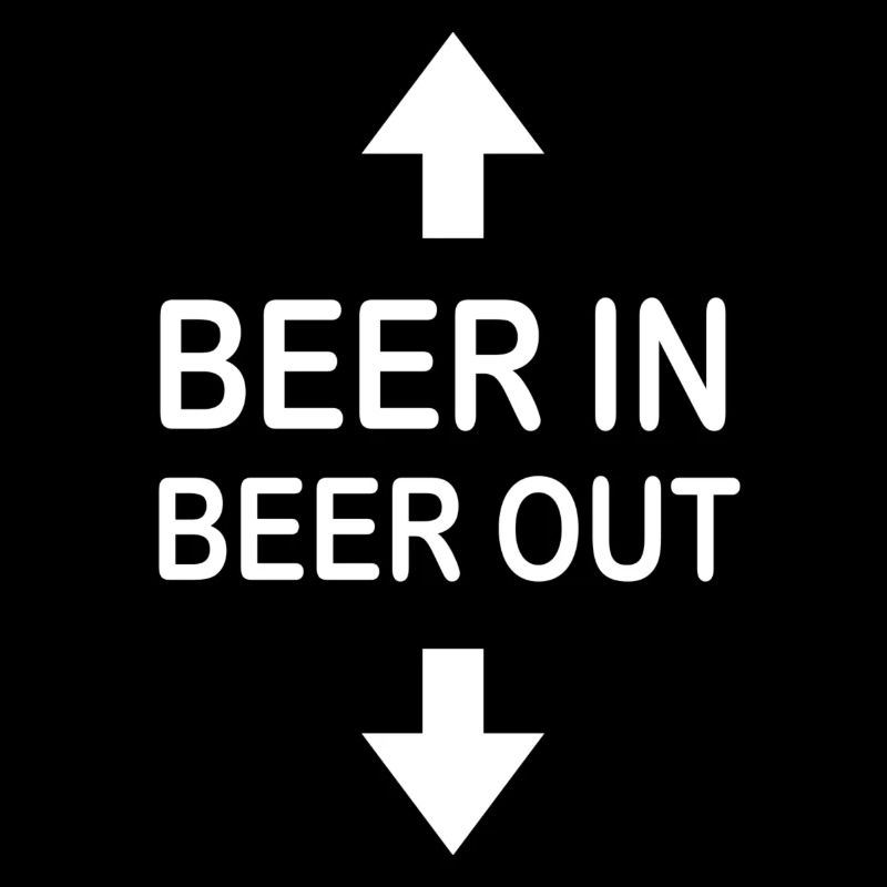 Bière dans la bière dehors