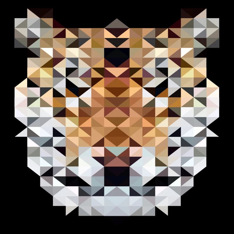 Tiger en triangulation design pour les amateurs d’art