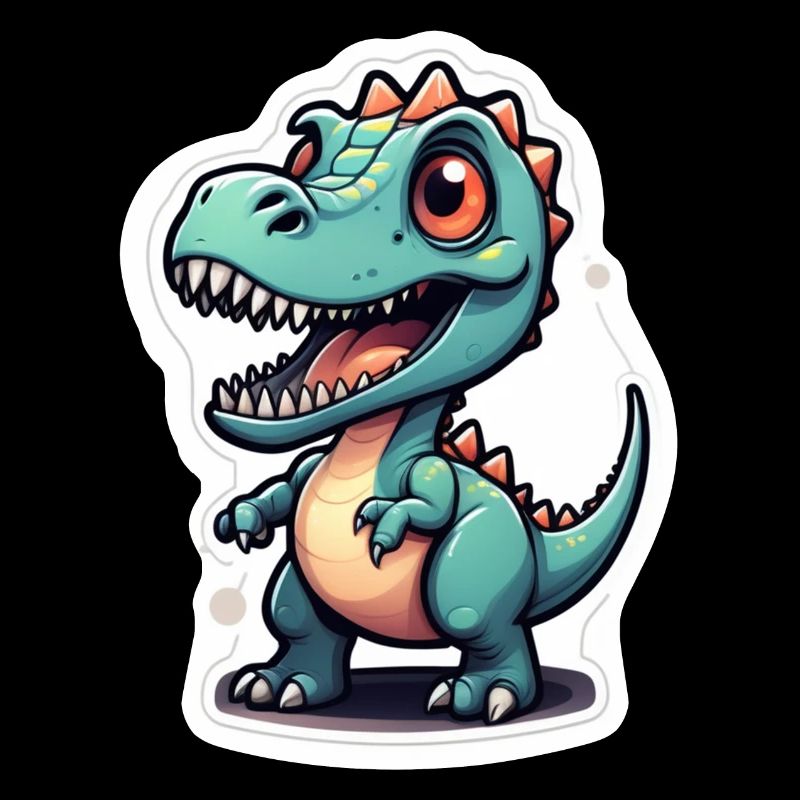 Karikatur-Dinosaurier