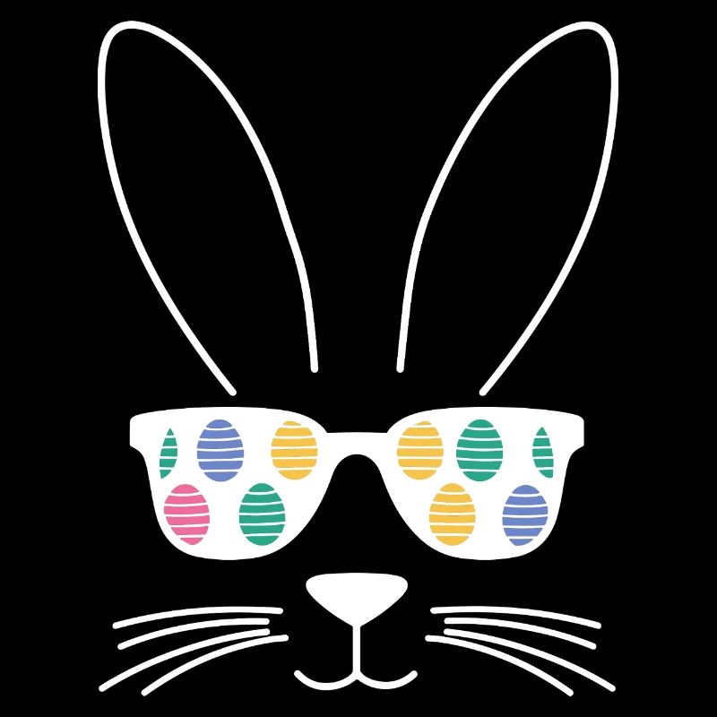 Lapin de Pâques cool avec lunettes de soleil