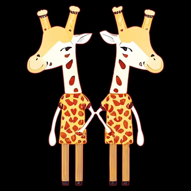 Girafes amoureuses