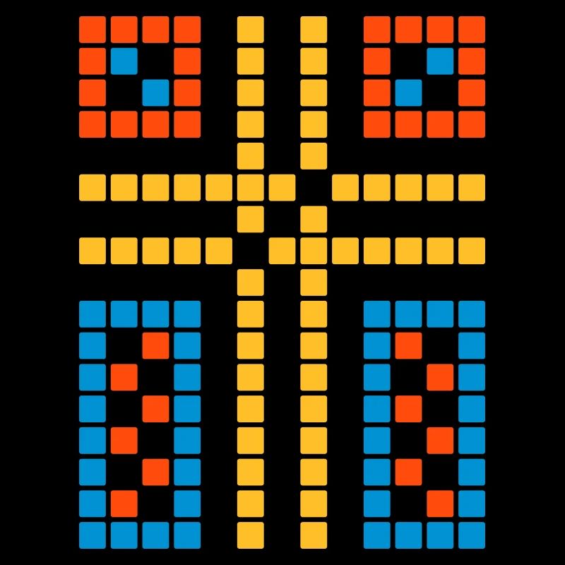Cross Pattern Graphic - Vector