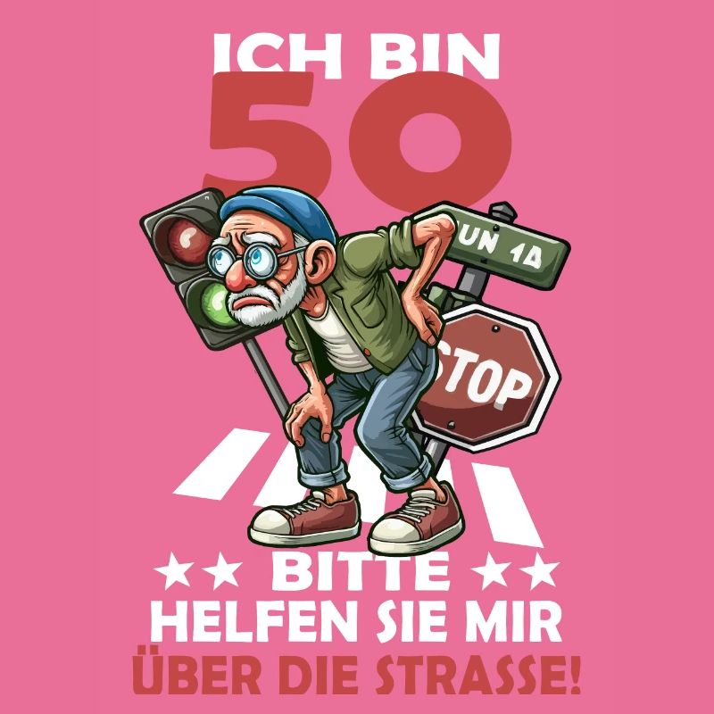 ICH BIN 50 BITTE HELFEN SIE MIR ÜBER DIE STRASSE