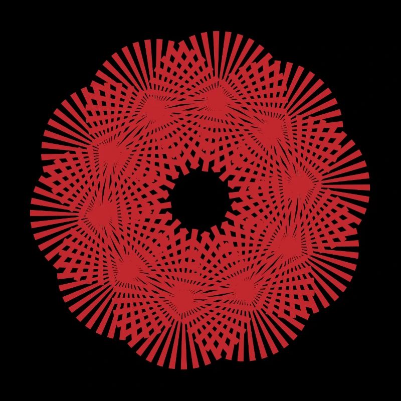 Mandala | Rayons de soleil | Modèle