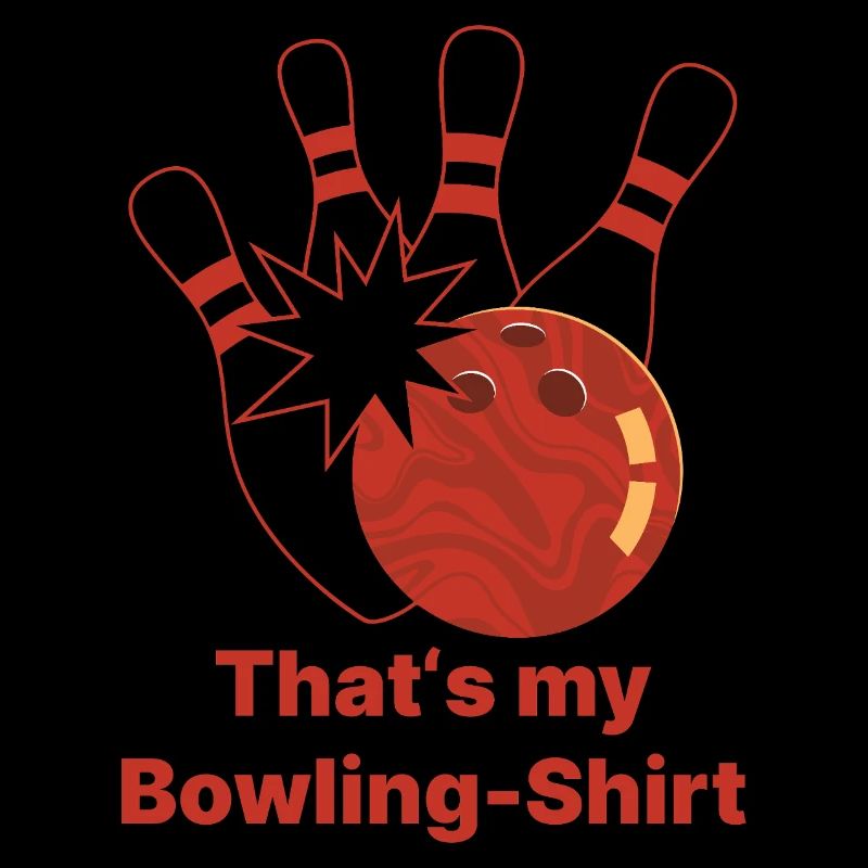 C’est mon t-shirt de bowling – style rétro