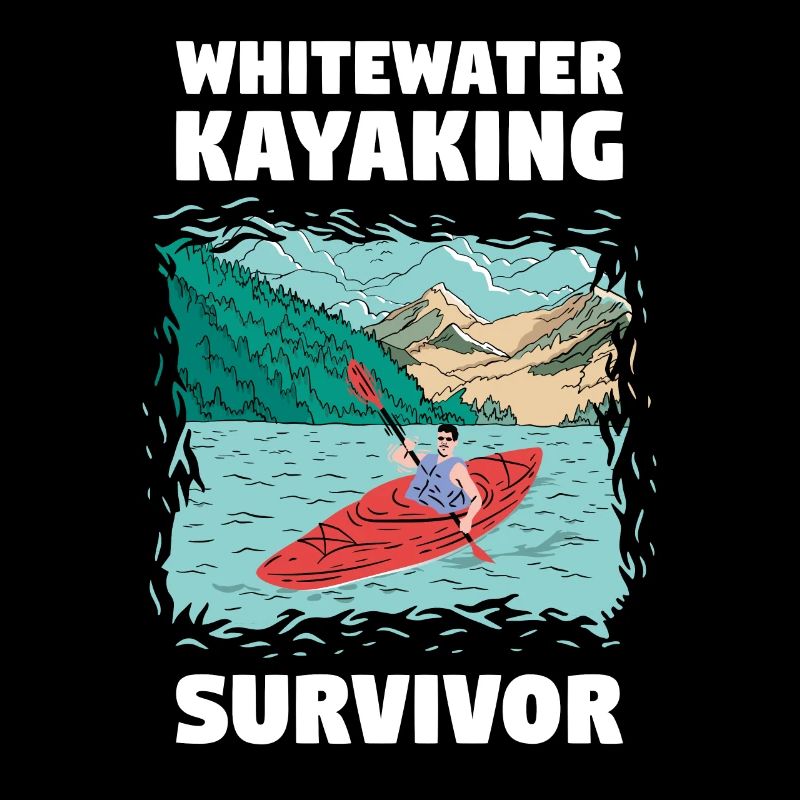 Survivant du kayak en eau vive