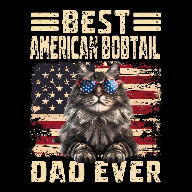 Papa bobtail américain