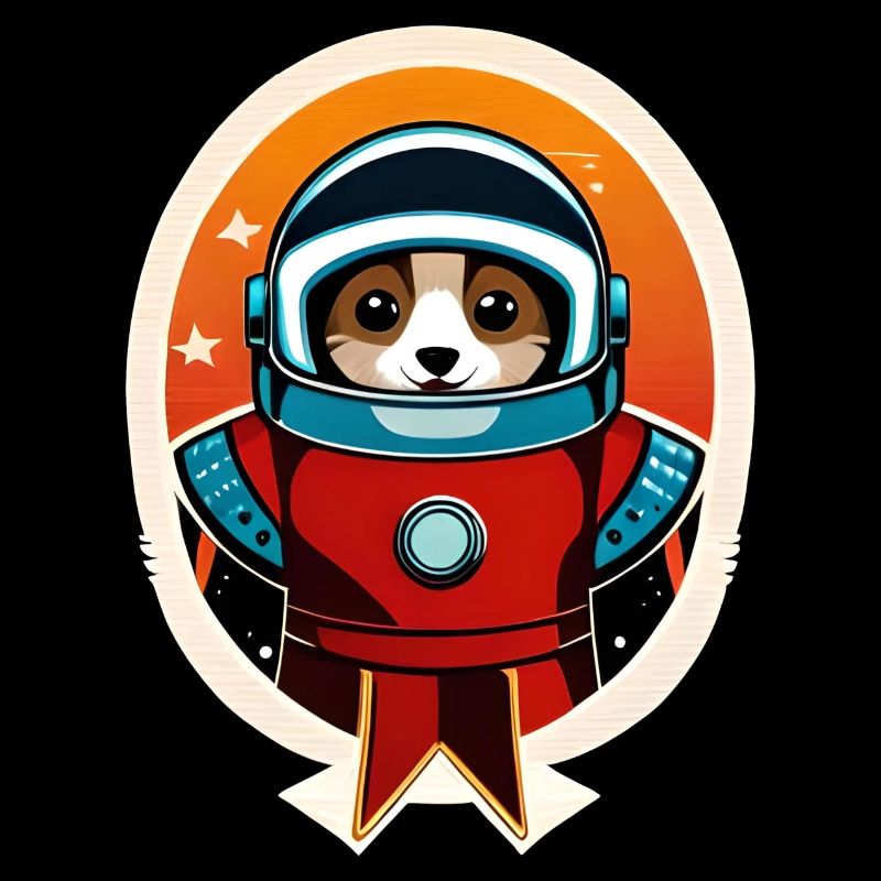 Chat astronaute mignon